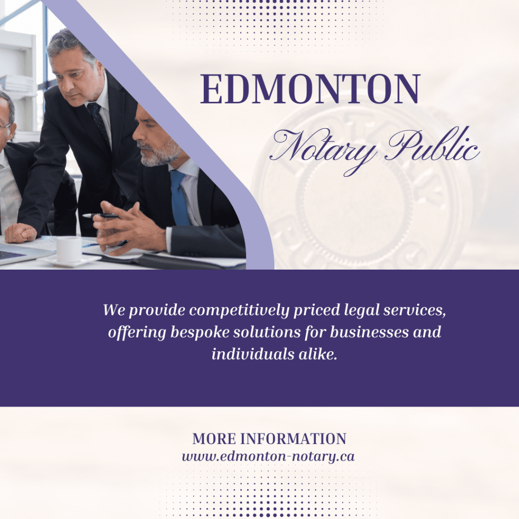 Edmonton Notary Public